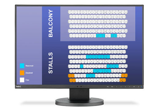 NEC MultiSync E172M - LED monitor - 17 - E172M-BK - Computer Monitors 