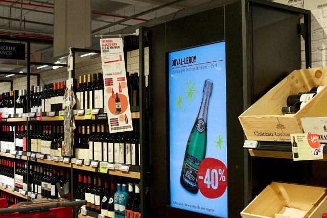 Branding with visual technology @ Delhaize Supermarkets